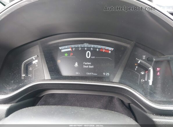 7FARW2H86KE043214 2019 HONDA CR-V Black Вид задніх сидінь