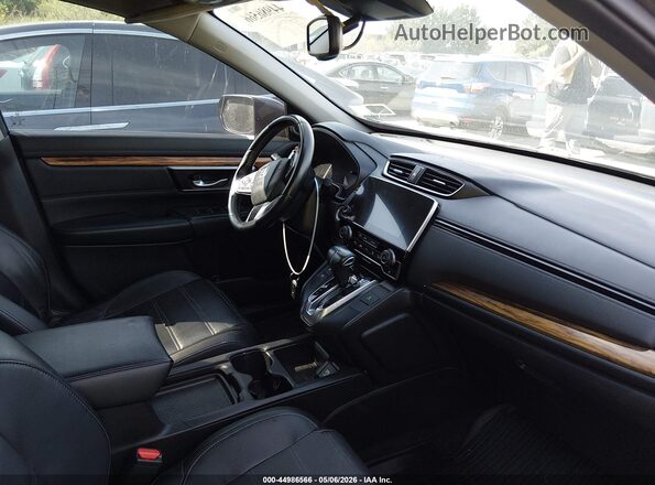 7FARW2H88JE076925 2018 HONDA CR-V Gray წინა სალონის ხედი