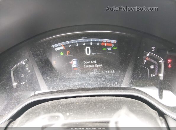 7FARW2H88KE045689 2019 HONDA CR-V Gray Vista de los asientos traseros