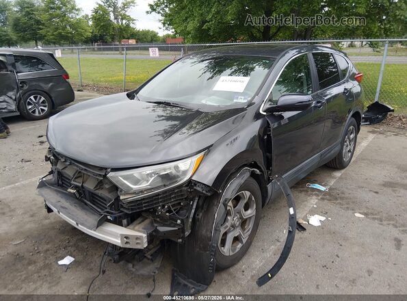 7FARW2H88KE045689 2019 HONDA CR-V Gray Vista tres cuartos delantera izquierda