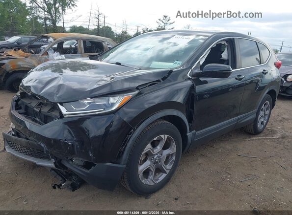 7FARW2H88KE052397 2019 HONDA CR-V Black წინა ხედი