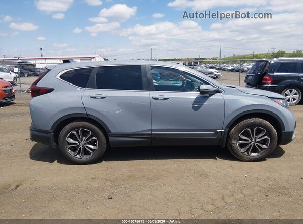 7FARW2H89NE029070 2022 HONDA CR-V Light Blue Rear interior view