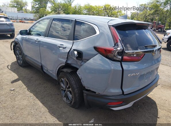 7FARW2H89NE029070 2022 HONDA CR-V Light Blue Rear left
