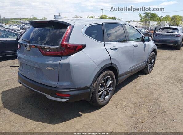 7FARW2H89NE029070 2022 HONDA CR-V Light Blue Rear right