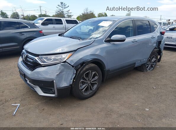 7FARW2H89NE029070 2022 HONDA CR-V Light Blue Front left