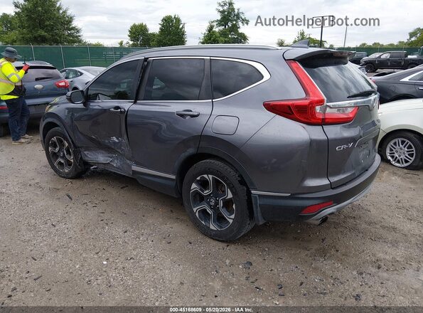7FARW2H93JE083449 2018 HONDA CR-V Gray Задня ліва чверть