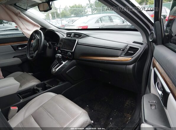 7FARW2H93JE083449 2018 HONDA CR-V Gray Вид салону спереду