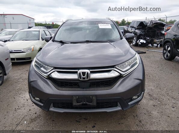 7FARW2H93JE083449 2018 HONDA CR-V Gray Вид задньої частини салону