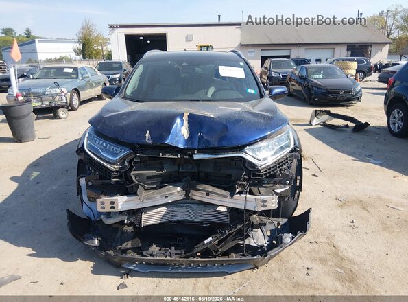 7FARW2H97JE031502 2018 HONDA CR-V Blue უკანა სალონის ხედი