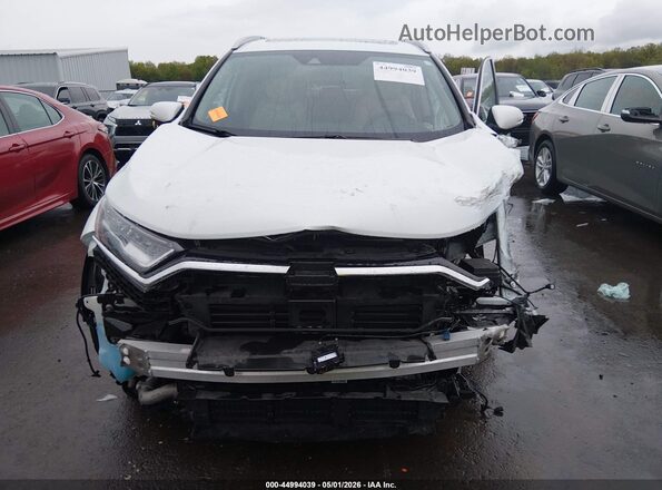 7FARW2H97NE009098 2022 HONDA CR-V White Widok wnętrza z tyłu