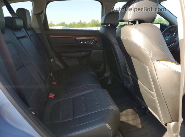 7FARW2H98LE004389 2020 HONDA CR-V Blue Widok wnętrza z tyłu