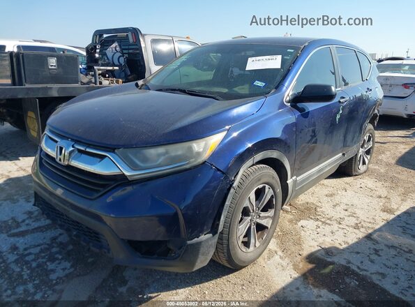 7FARW5H38HE008799 2017 HONDA CR-V Blue Առջևի ձախ երեք քառորդ տեսարան