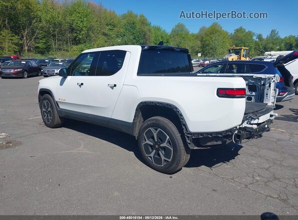 7FCTGAAA2NN011530 2022 RIVIAN R1T White Trasero izquierdo