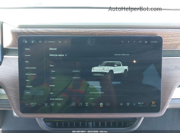 7FCTGAAA7PN019478 2023 RIVIAN R1T Gray 