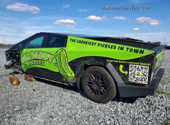 7G2CEHED1RA048818 2024 TESLA CYBERTRUCK Green Trasero izquierdo
