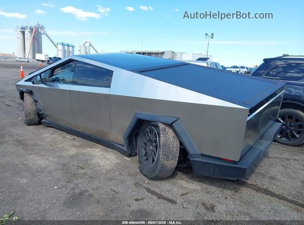 7G2CEHED5SA062548 2025 TESLA CYBERTRUCK Silver Rear left