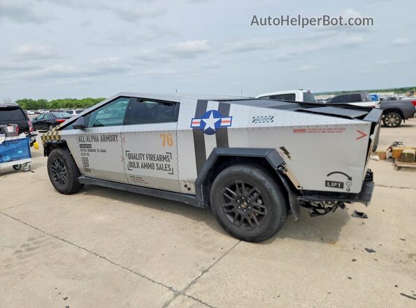 7G2CEHED6RA049138 2024 TESLA CYBERTRUCK Silver უკანა მარცხენა