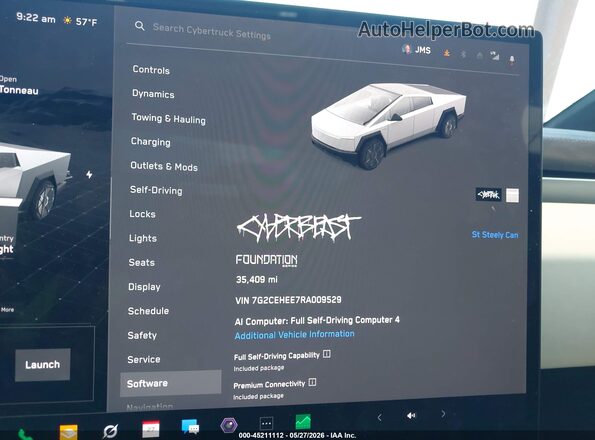 7G2CEHEE7RA009529 2024 TESLA CYBERTRUCK Silver 