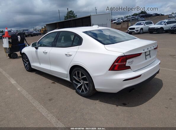 7JR102FK0LG050709 2020 VOLVO S60 White უკანა მარცხენა