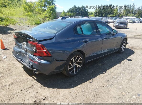 7JRA22TK2KG004490 2019 VOLVO S60 Blue Задня права чверть