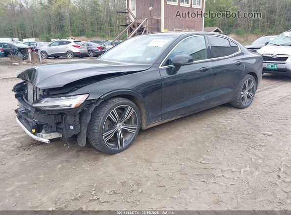 7JRA22TL7KG005644 2019 VOLVO S60 Black წინა მარცხენა ხედი სამი მეოთხედიდან