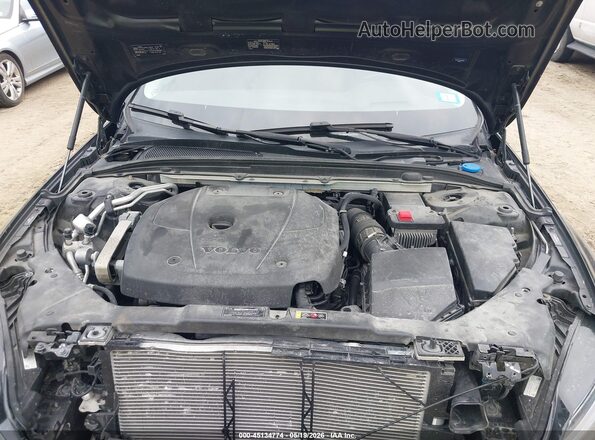 7JRA22TL7KG005644 2019 VOLVO S60 Black უკანა ხედი