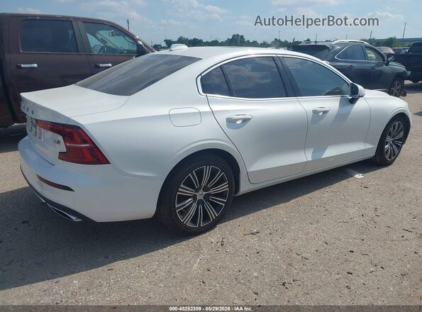 7JRA22TL8LG036662 2020 VOLVO S60 White Задня права чверть