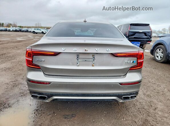 7JRA22TM6KG004283 2019 VOLVO S60 Brown Rear view