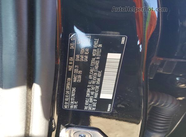 7JRL12TL7NG172845 2022 VOLVO S60 Black 