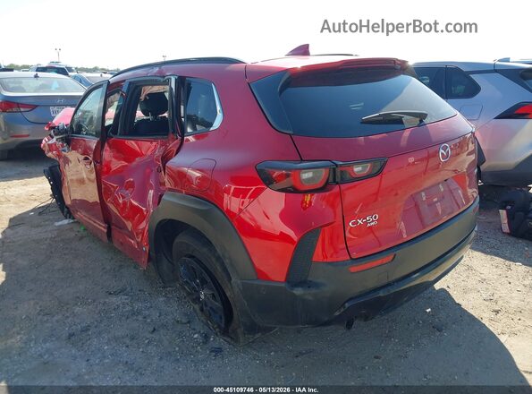 7MMVAADW0SN135170 2025 MAZDA CX-50 HYBRID Red უკანა მარცხენა