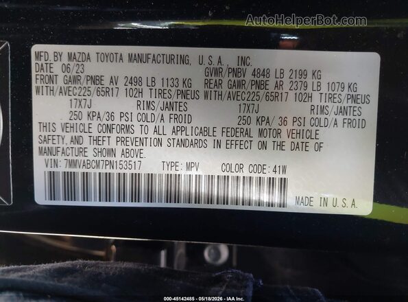 7MMVABCM7PN153517 2023 MAZDA CX-5 Black 