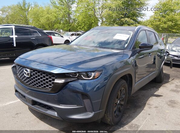 7MMVABDM5RN177073 2024 MAZDA CX-5 Dark Blue წინა მარცხენა ხედი სამი მეოთხედიდან