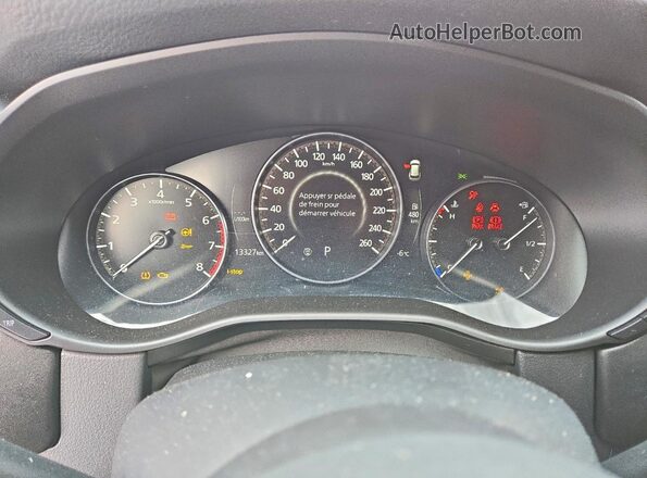 7MMVABDY9SN323760 2025 MAZDA CX-5 Red Widok zestawu wskaźników