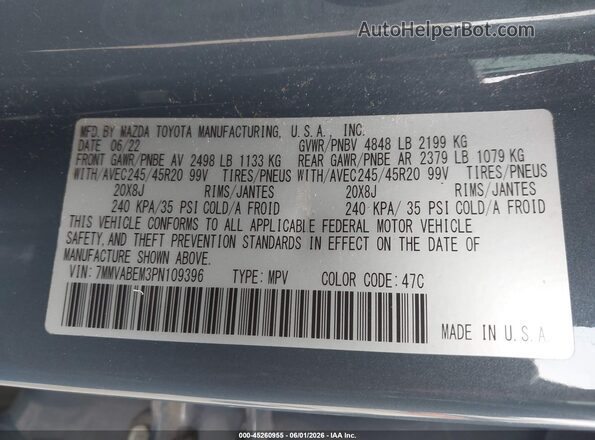 7MMVABEM3PN109396 2023 MAZDA CX-5 Pewter Engine compartment view