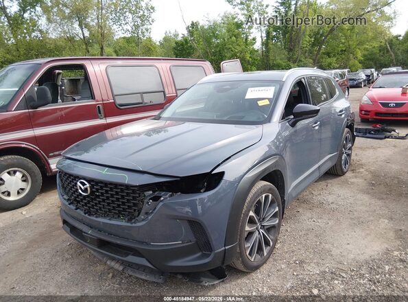 7MMVABEM5SN386396 2025 MAZDA CX-5 Gray Առջևի ձախ երեք քառորդ տեսարան