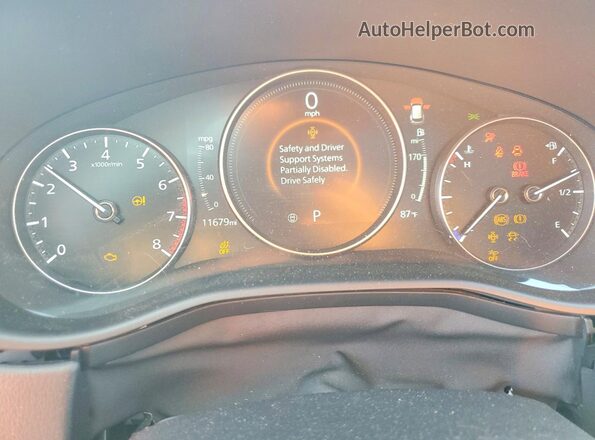 7MMVABEM8RN231030 2024 MAZDA CX-5 White Սարքավորումների վահանակի տեսք
