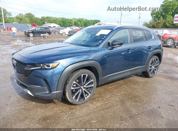 7MMVABXY0RN233970 2024 MAZDA CX-5 Синий Передняя левая четверть