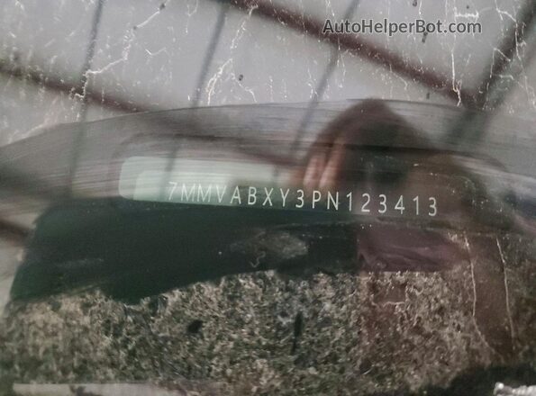 7MMVABXY3PN123413 2023 MAZDA CX-5 Blue VIN კოდის სტიკერის ხედი