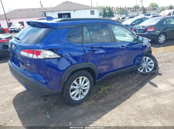 7MUBAABG6PV046855 2023 TOYOTA COROLLA CROSS Blue Trasero derecho