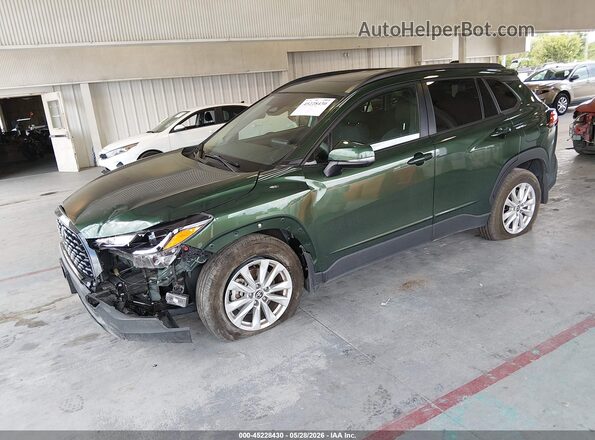 7MUBAABG6RV091202 2024 TOYOTA COROLLA CROSS Green Передня ліва чверть