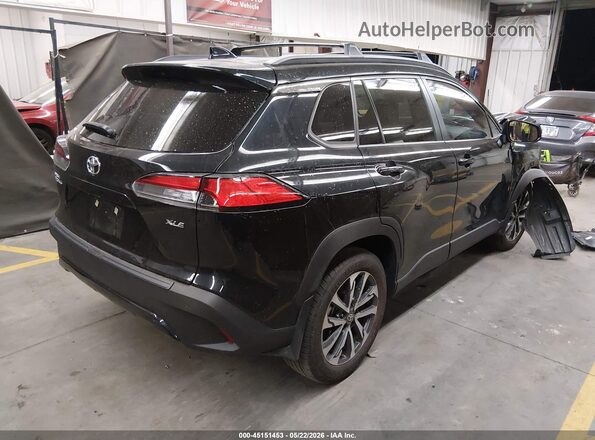 7MUDAAAG2SV134675 2025 TOYOTA COROLLA CROSS Black უკანა მარჯვენა