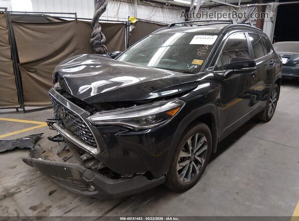 7MUDAAAG2SV134675 2025 TOYOTA COROLLA CROSS Black წინა მარცხენა ხედი სამი მეოთხედიდან