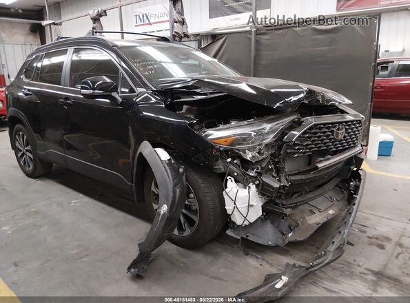 7MUDAAAG2SV134675 2025 TOYOTA COROLLA CROSS Black წინა ხედი