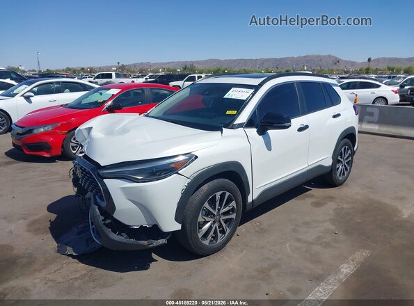 7MUDAAAG8NV034875 2022 TOYOTA COROLLA CROSS White Передня ліва чверть