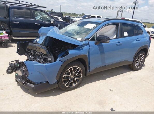 7MUDAAAG8TV169643 2026 TOYOTA COROLLA CROSS Blue Передня ліва чверть