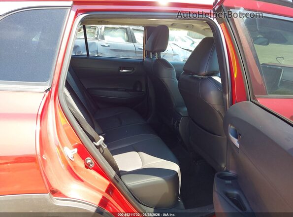 7MUDAAAG9NV018166 2022 TOYOTA COROLLA CROSS Red Vista de la etiqueta del VIN