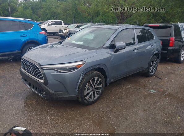 7MUDAABG7NV036065 2022 TOYOTA COROLLA CROSS Gray Front left