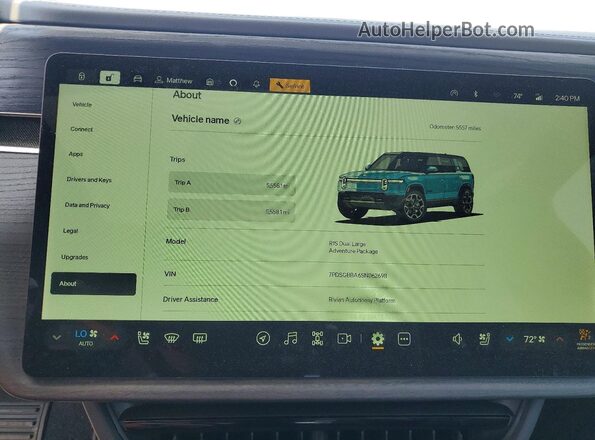 7PDSGBBA6SN062698 2025 RIVIAN R1S Blue 