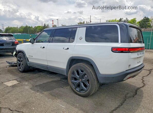 7PDSGCBAXRN031597 2024 RIVIAN R1S White Задня ліва чверть