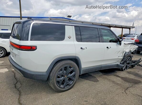 7PDSGCBAXRN031597 2024 RIVIAN R1S White Задня права чверть